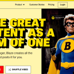Blaze AI Herramienta de marketing que transforma tu contenido
