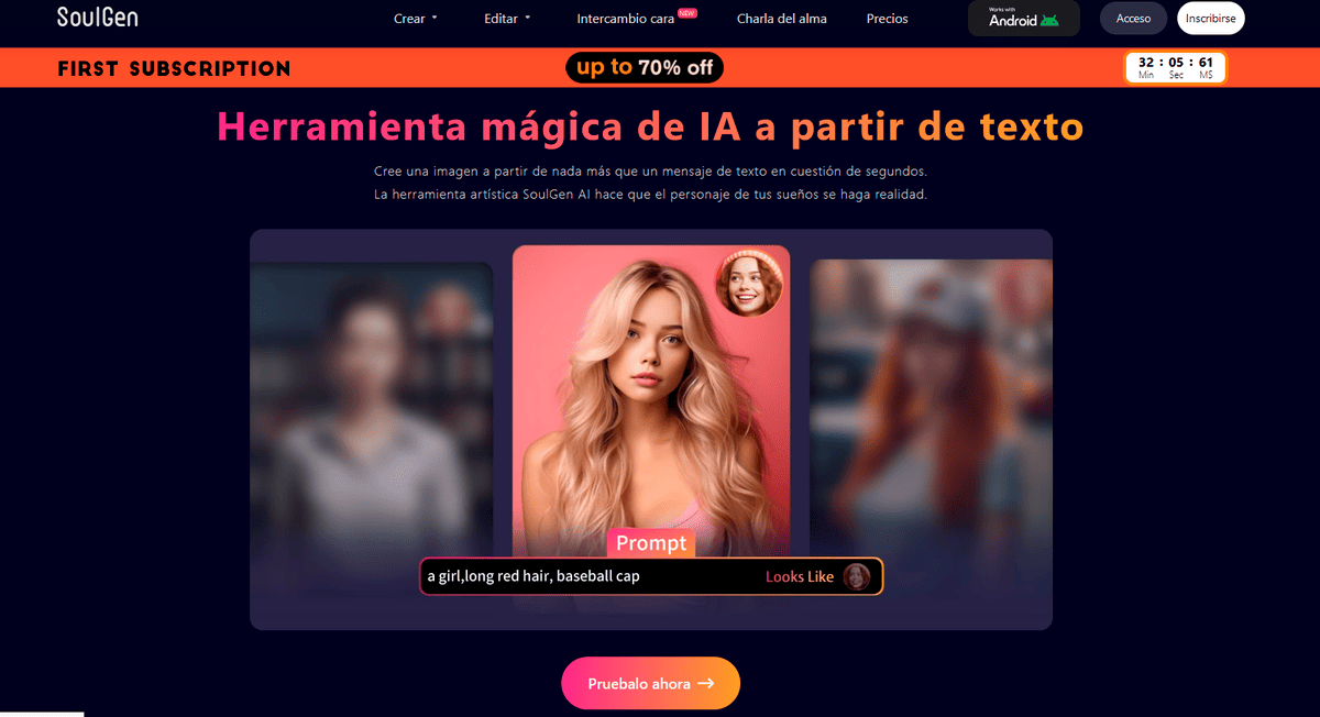 SoulGen IA Revolucionaria que Transforma Texto en Arte Visual Único