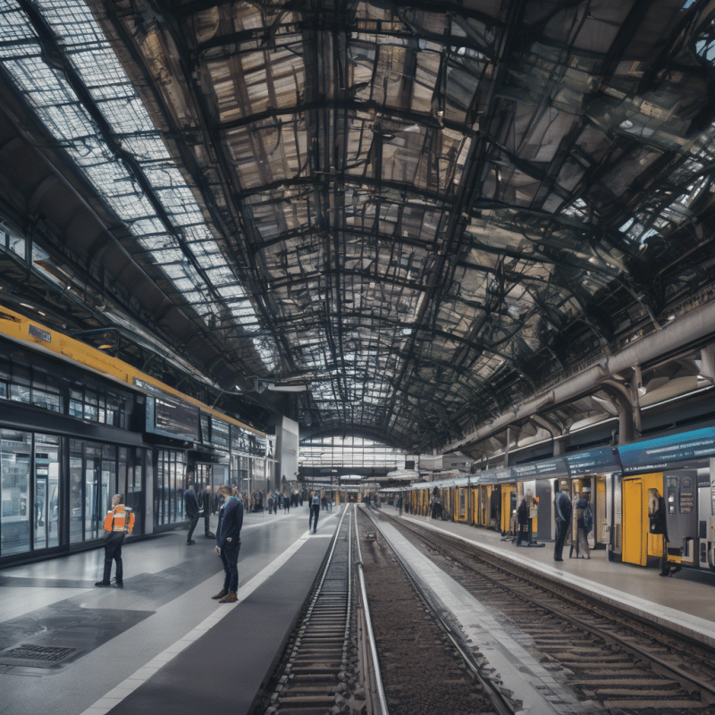 Proyecto piloto en Hamburgo utiliza IA para predecir mantenimiento en infraestructura ferroviaria.